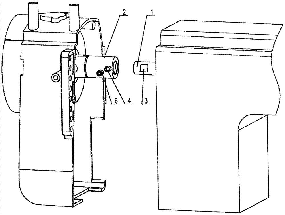 一种缝纫机轴与电机轴的连接结构的制作方法