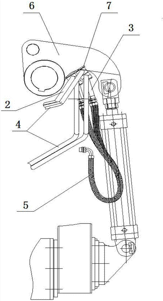 一种卷取机皮带助卷器液压管路的制作方法