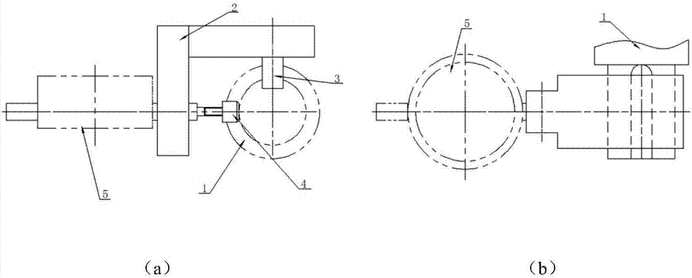 一种轴外单键对称度测量装置的制作方法