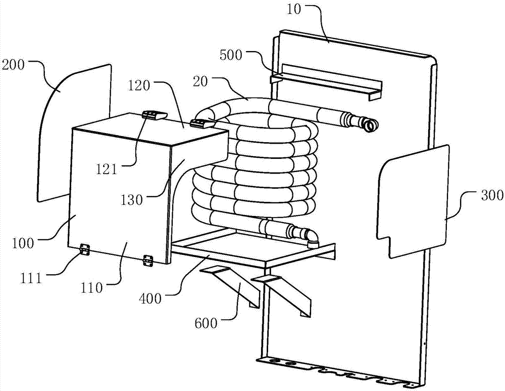 换热器固定结构及包括其的热泵机组的制作方法
