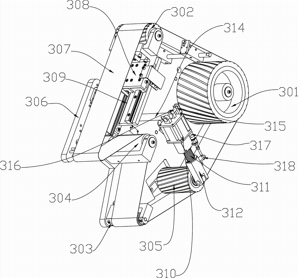 一種砂帶機裝置的製作方法