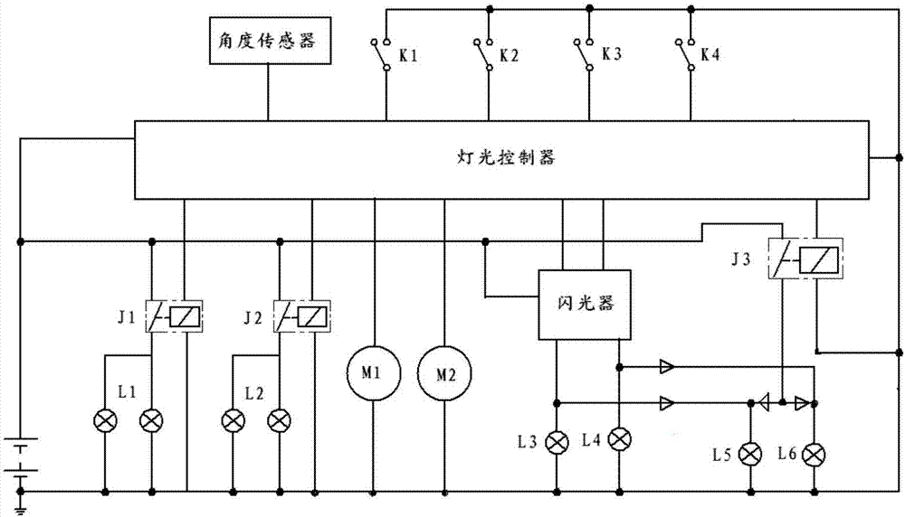 高杆灯电气控制线路图图片