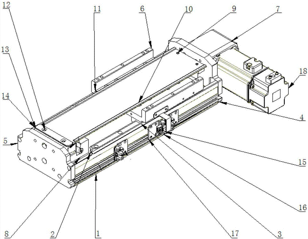 钢带式盖板滑台缸的制作方法