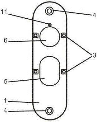 锁具面板内衬结构的制作方法