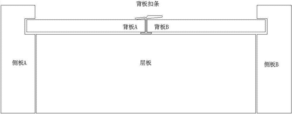 一种柜体背板连接组件的制作方法