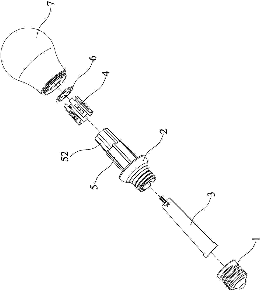 一种LED球泡灯的制作方法