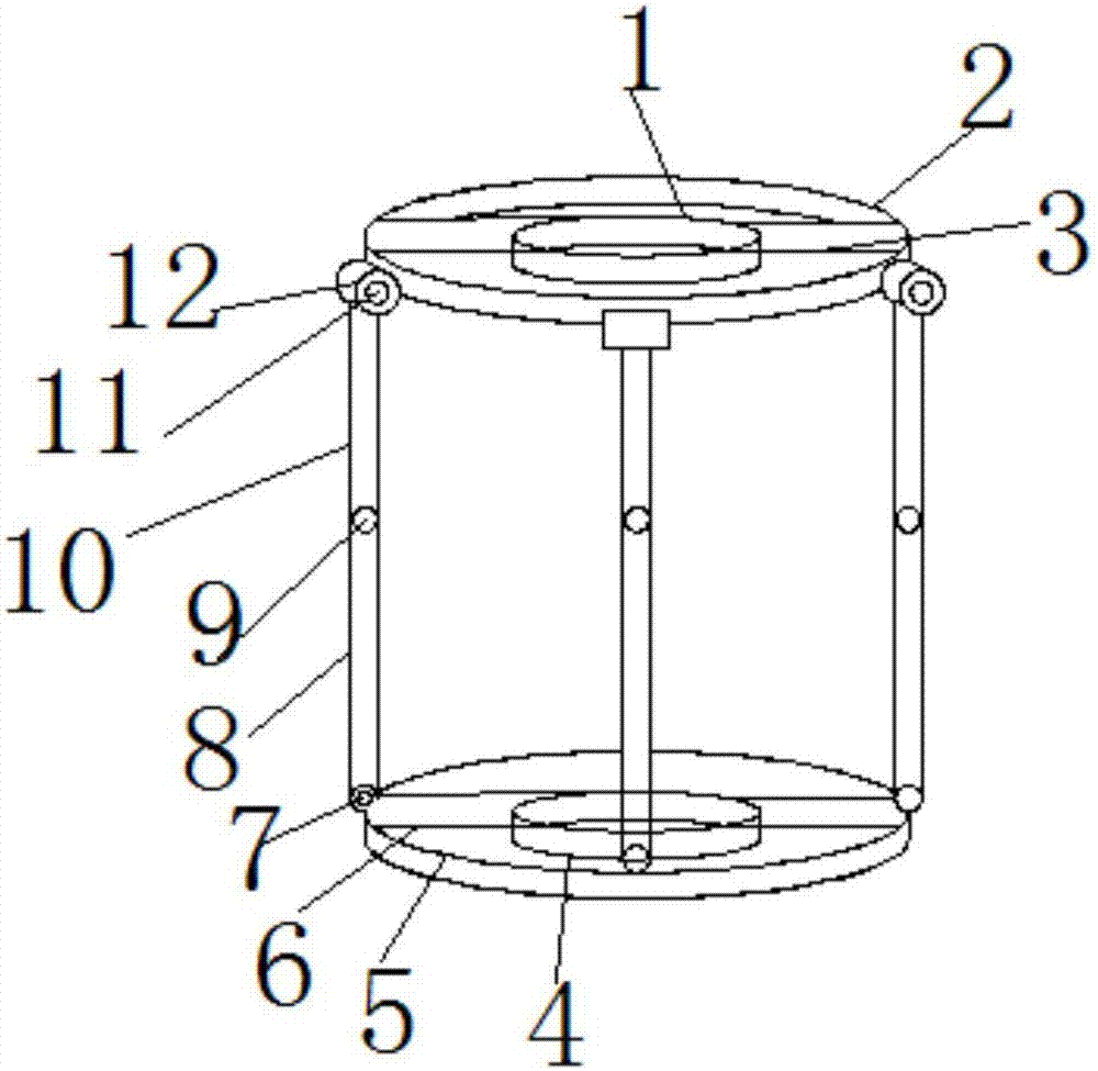 一种可折叠灯笼骨架的制作方法