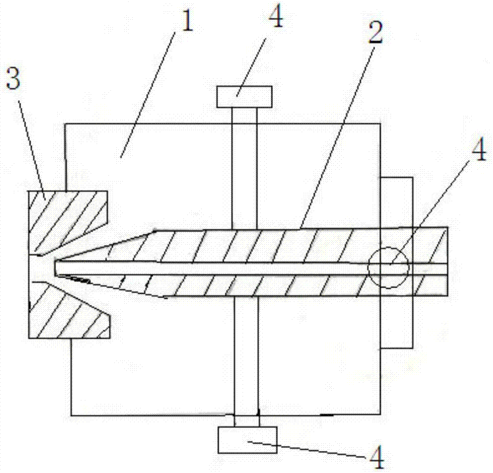 一种双色挤出机头模具的制作方法