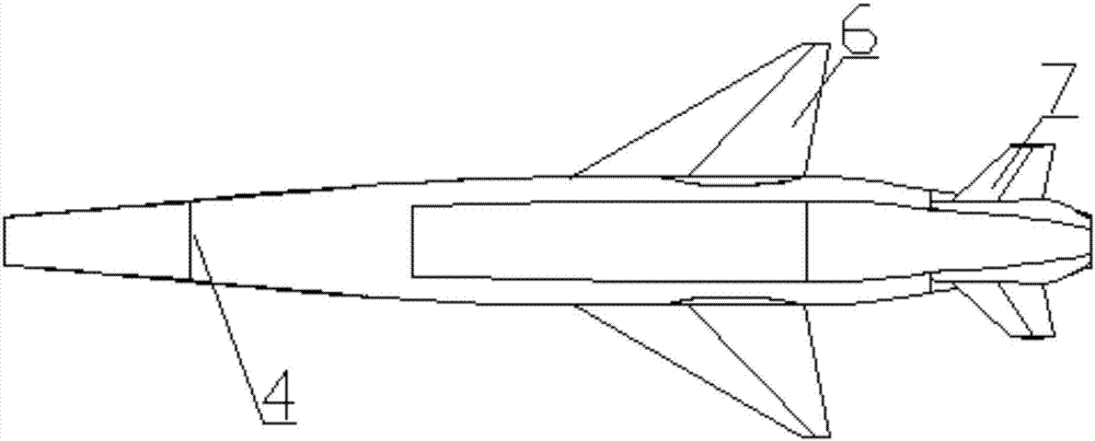 一种适于超音速飞行的小型飞机气动外形的制作方法