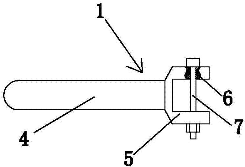 一种汽车绞盘用钢索挂钩连接装置的制作方法