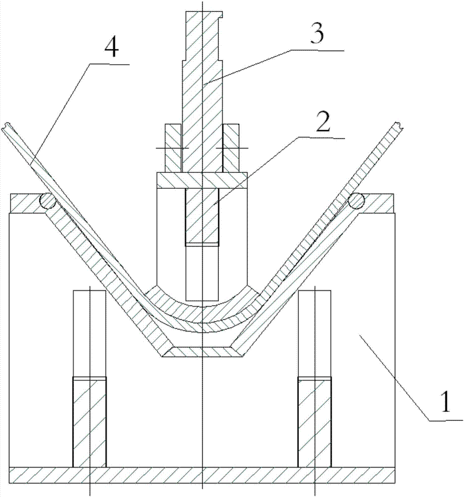 一种钢板装焊无痕式折弯模具的制作方法
