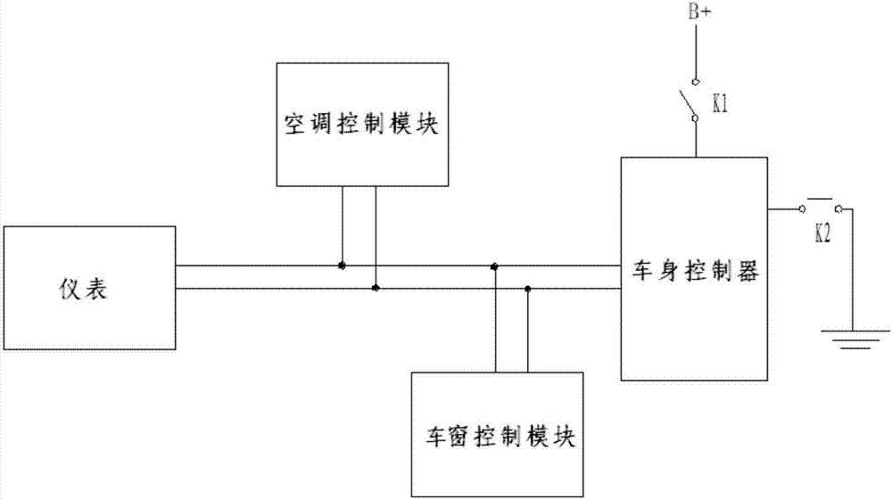 一种汽车玻璃防霜控制系统的制作方法