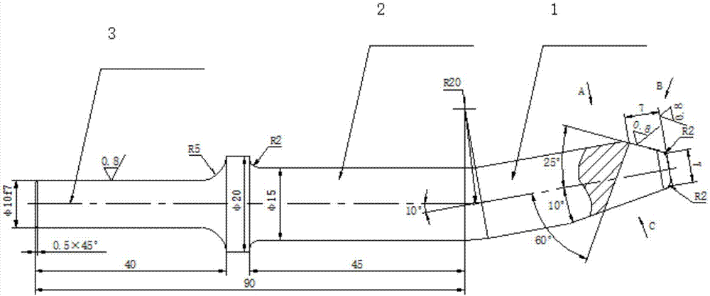 一种去铆钉钉头与镦头的工具的制作方法