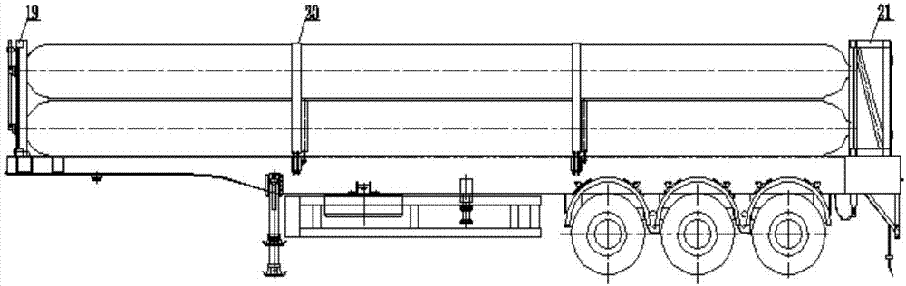 一种cng捆绑式长管拖车的制作方法