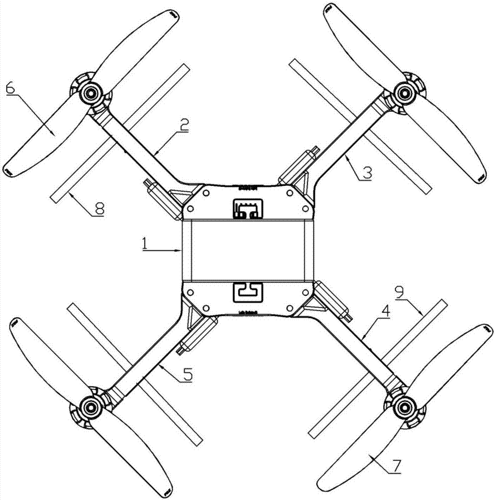 新型航拍无人机的制作方法