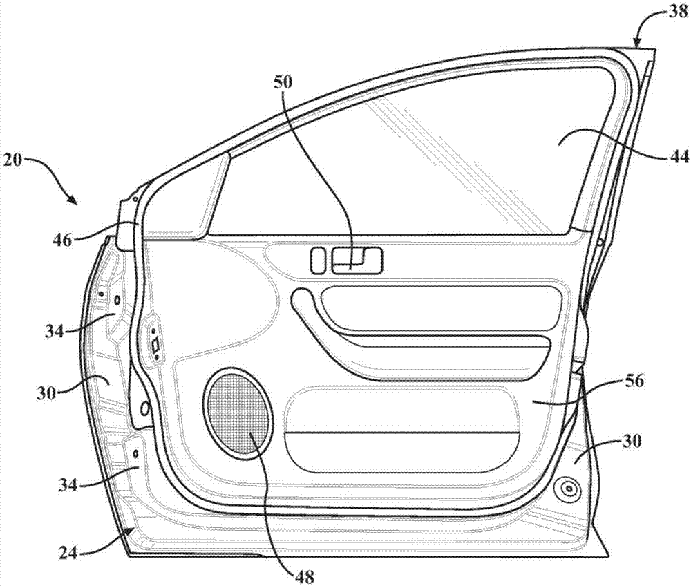 車門組件的製作方法