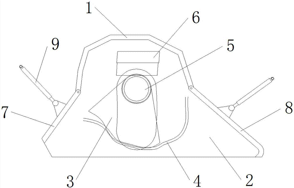 一种冷再生机挡料机构的制作方法