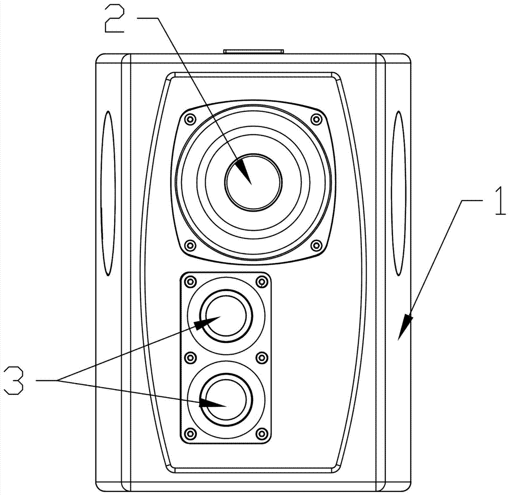 音箱三视图图片