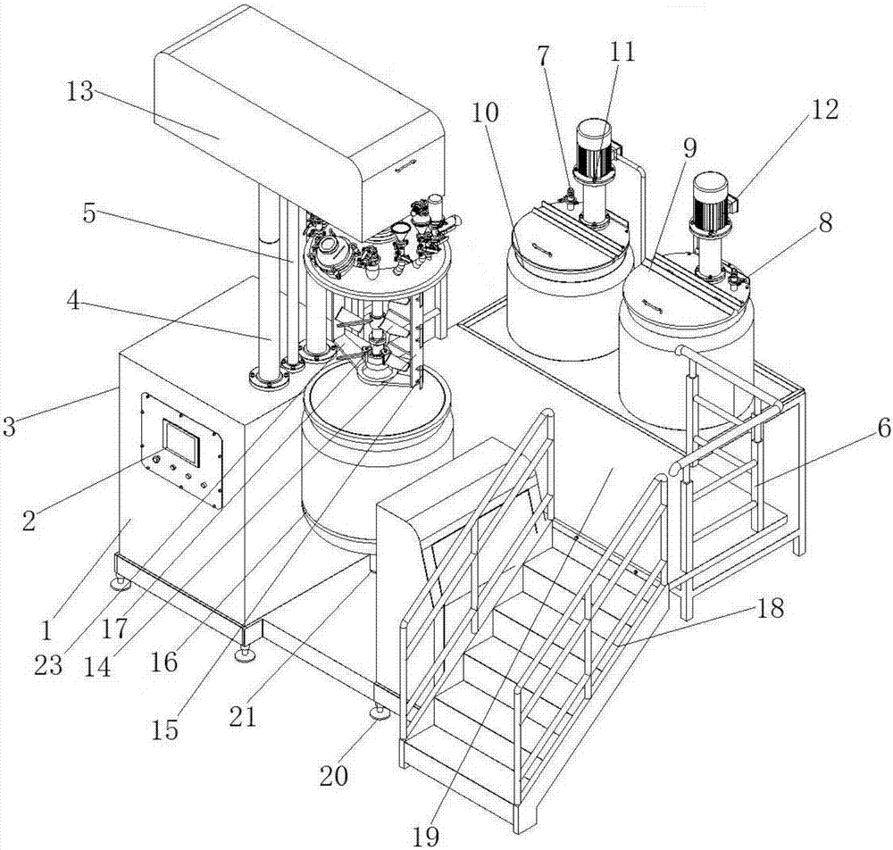 真空乳化机图纸图片