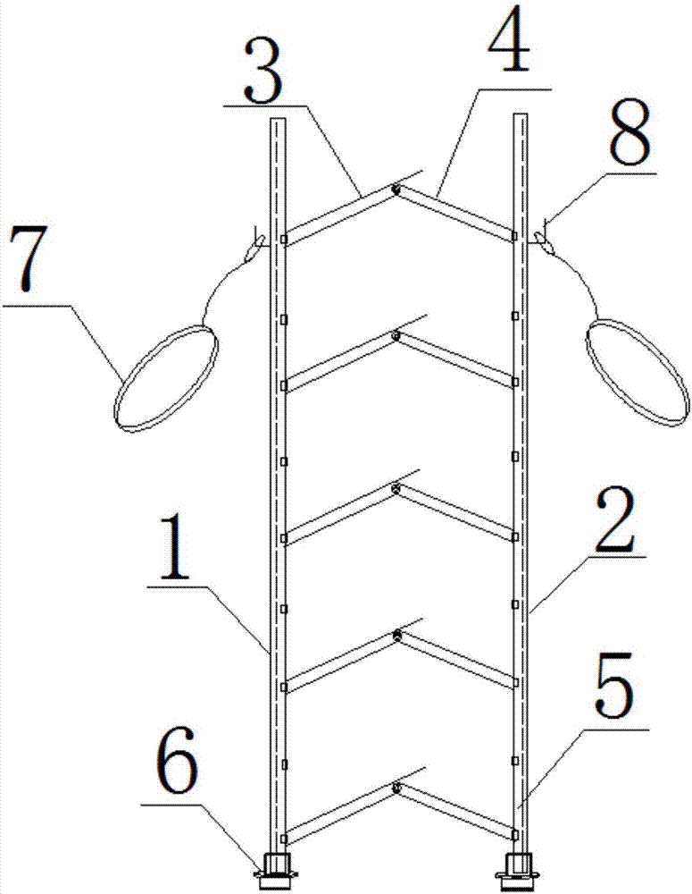 一种防滑可折叠绝缘梯的制作方法