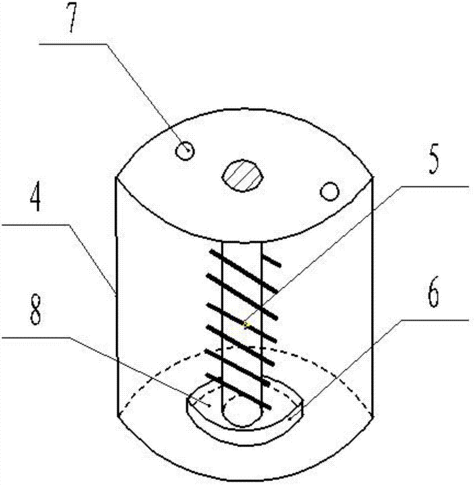 一種鑽孔灌注樁用小型障礙物打撈器的製作方法