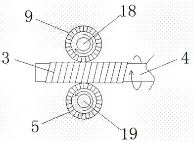 一种单轴驱动式建筑钢筋校正输送装置的制作方法