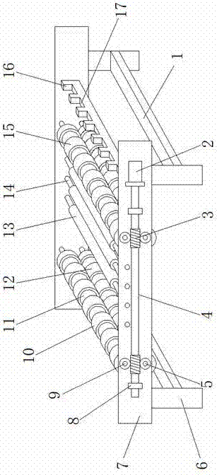 一种单轴驱动式建筑钢筋校正输送装置的制作方法