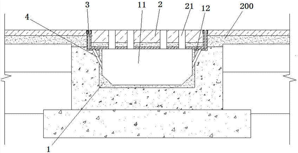 应用于道路降水净化系统的导流槽的制作方法