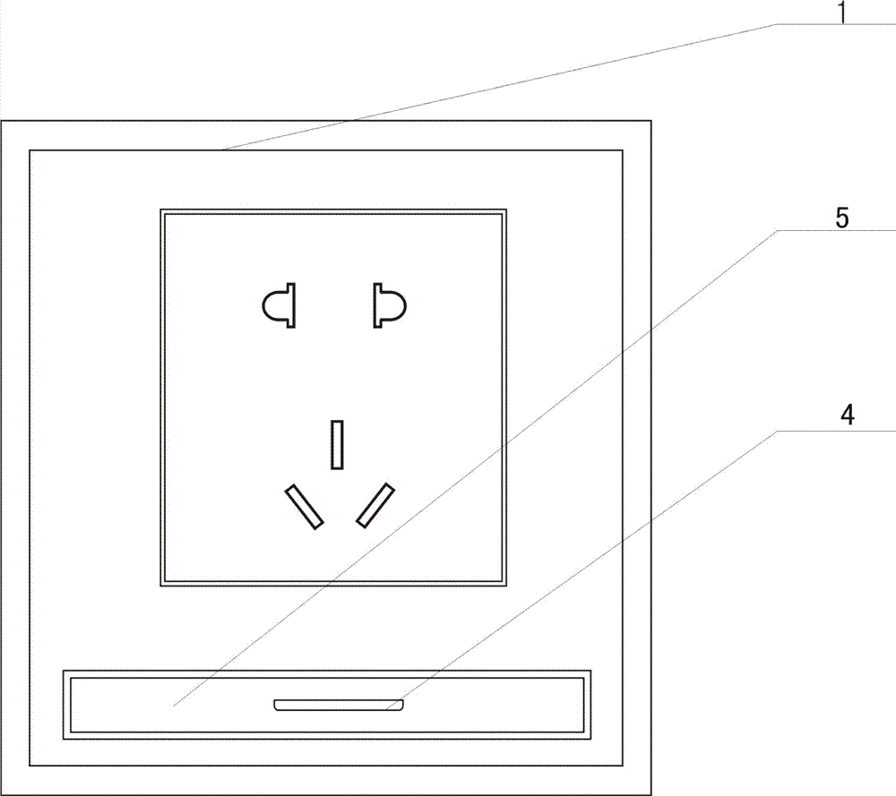 一种带放置支架的墙壁插座的制作方法