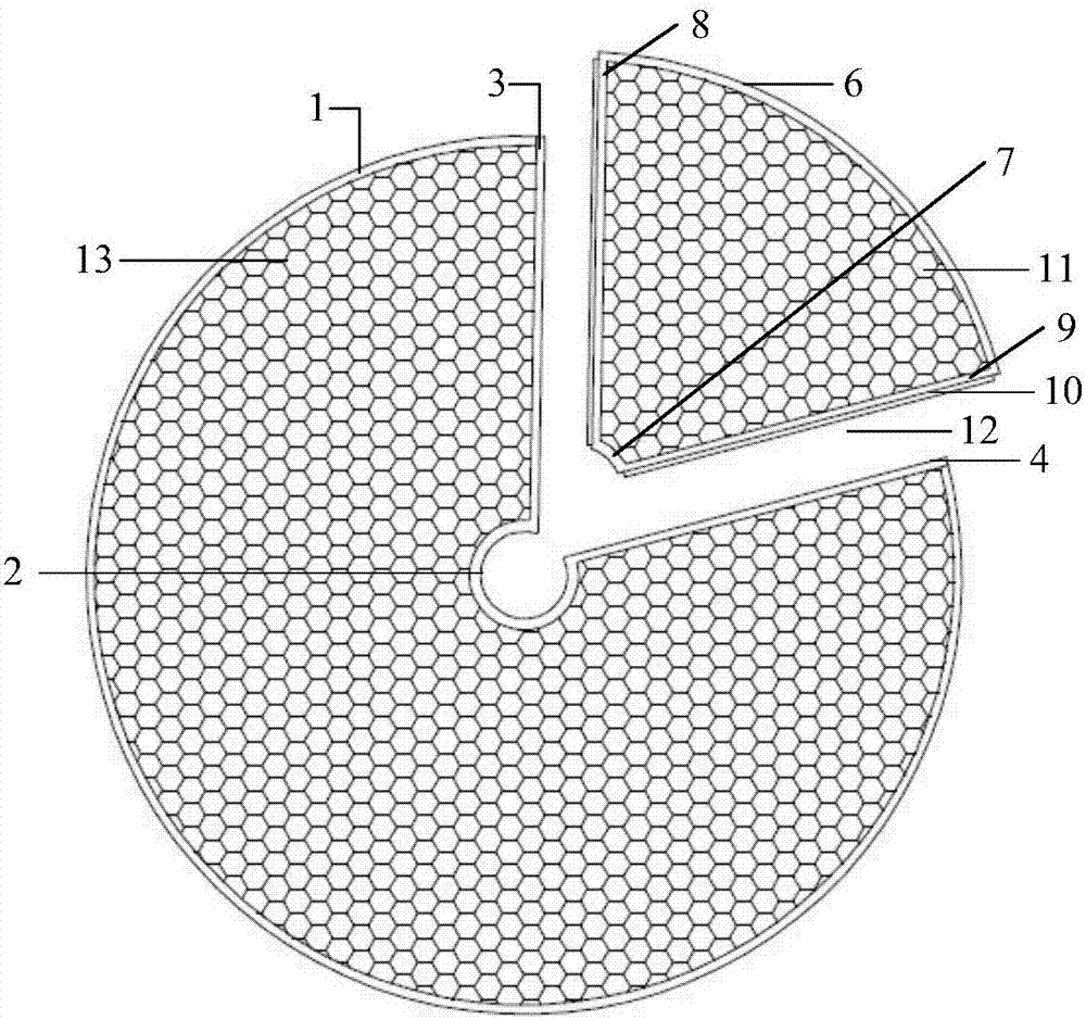 新型分体式除湿转轮的制作方法