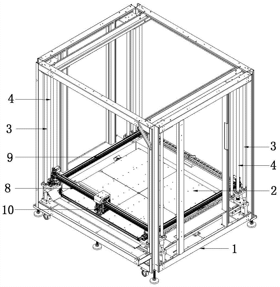 大型3d打印機結構的製作方法