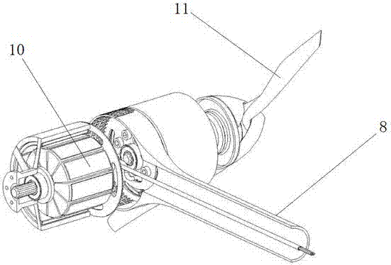 一种可悬停长航时的载人侦查单桨单旋翼飞行器的制作方法