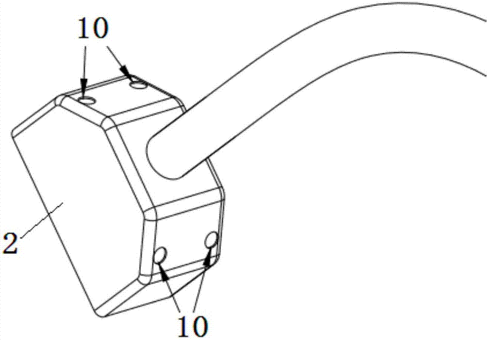 激光无创溶脂减肥仪悬挂式手柄支架的制作方法