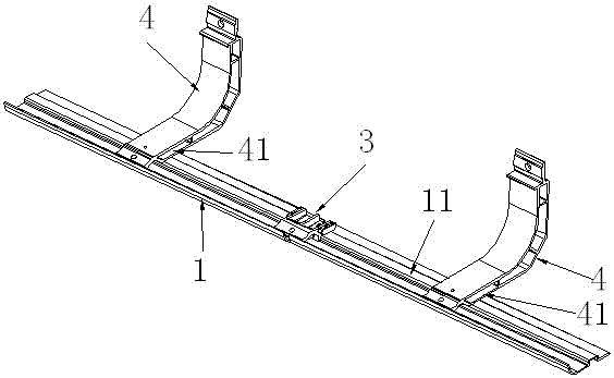 制衣吊挂系统阳光板护条联接件的制作方法