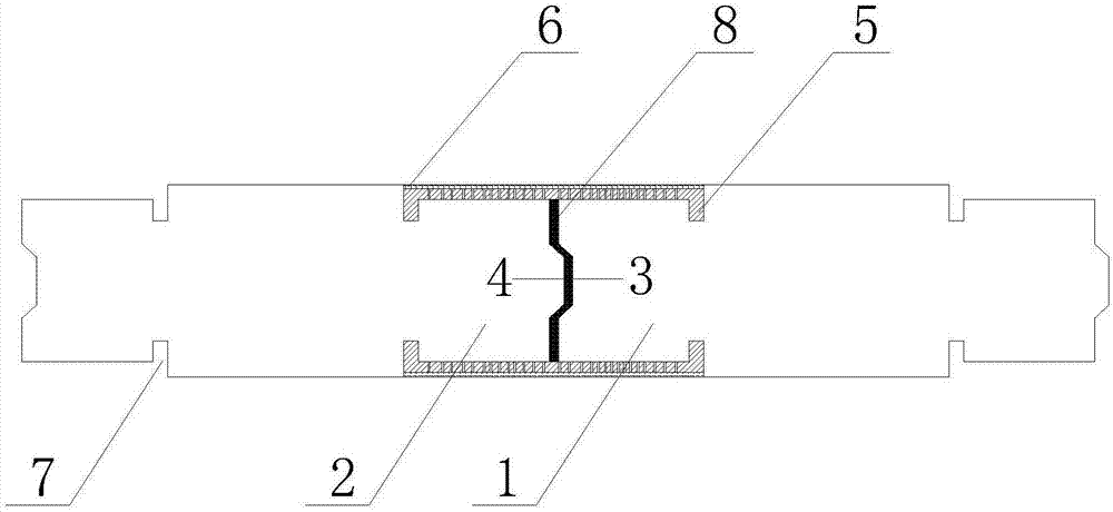 一种建筑隔墙用的轻质条板的连接结构的制作方法
