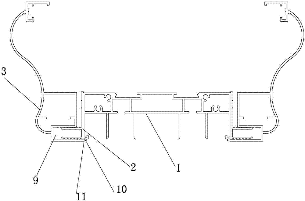 门套线与门框的连接结构的制作方法