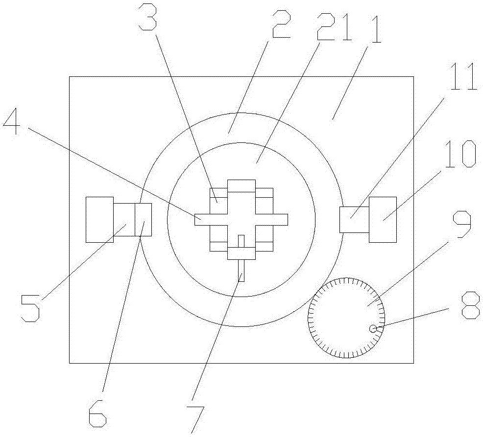 一种镜片轮廓精度检测装置的制作方法