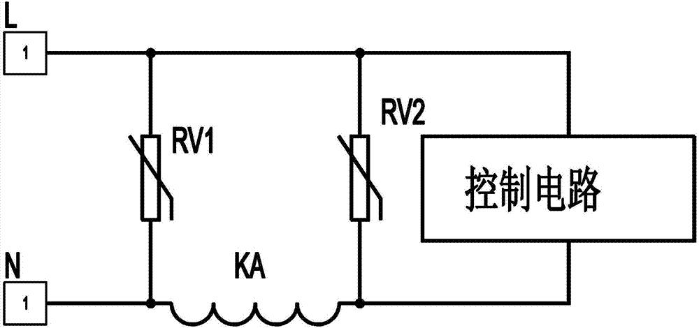 一种单相抗浪涌保护电路的制作方法