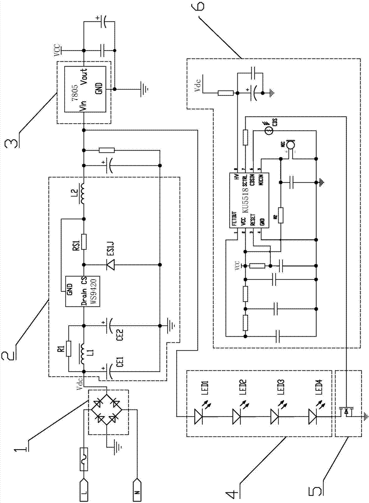 一种声光控制的夜灯的制作方法