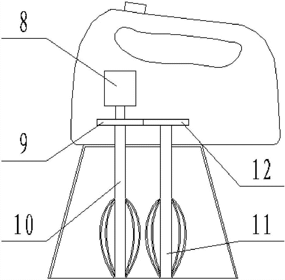 打蛋器结构示意图图片