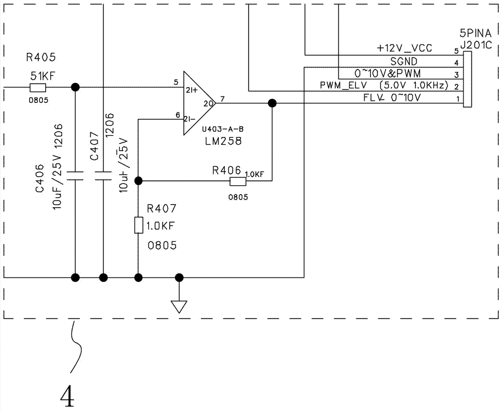 一种多路信号转0‑10V电压的电路的制作方法