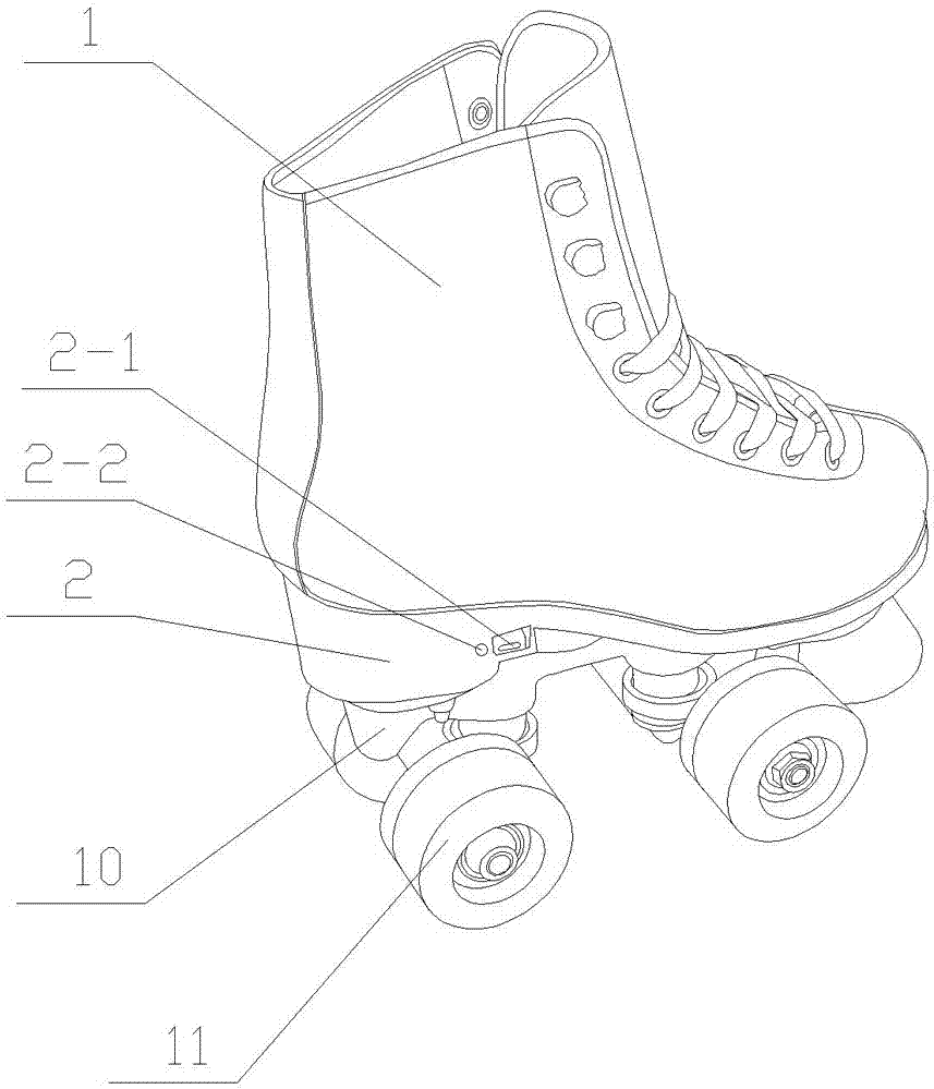 一种新型轮滑鞋的制作方法