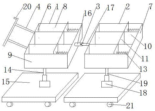 一种图书馆用运书车的制作方法