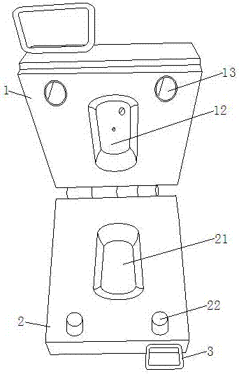 一种有核香皂制作模具的制作方法