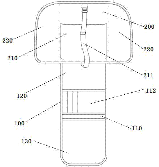 一种一体式组合的新型书包的制作方法