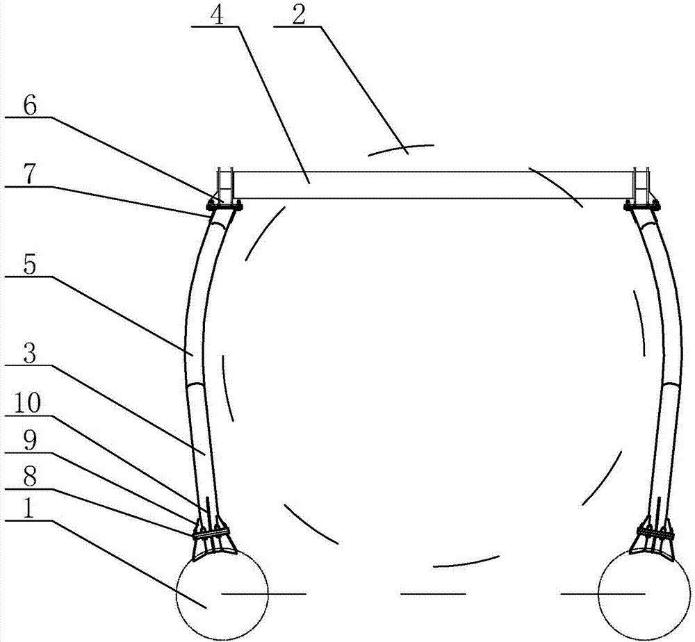 一种球形吊箱安装结构的制作方法