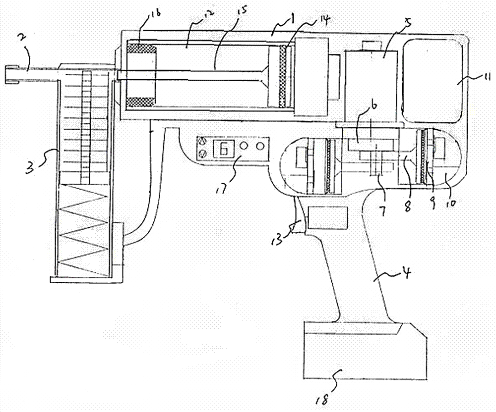 打钉枪工作原理图图片