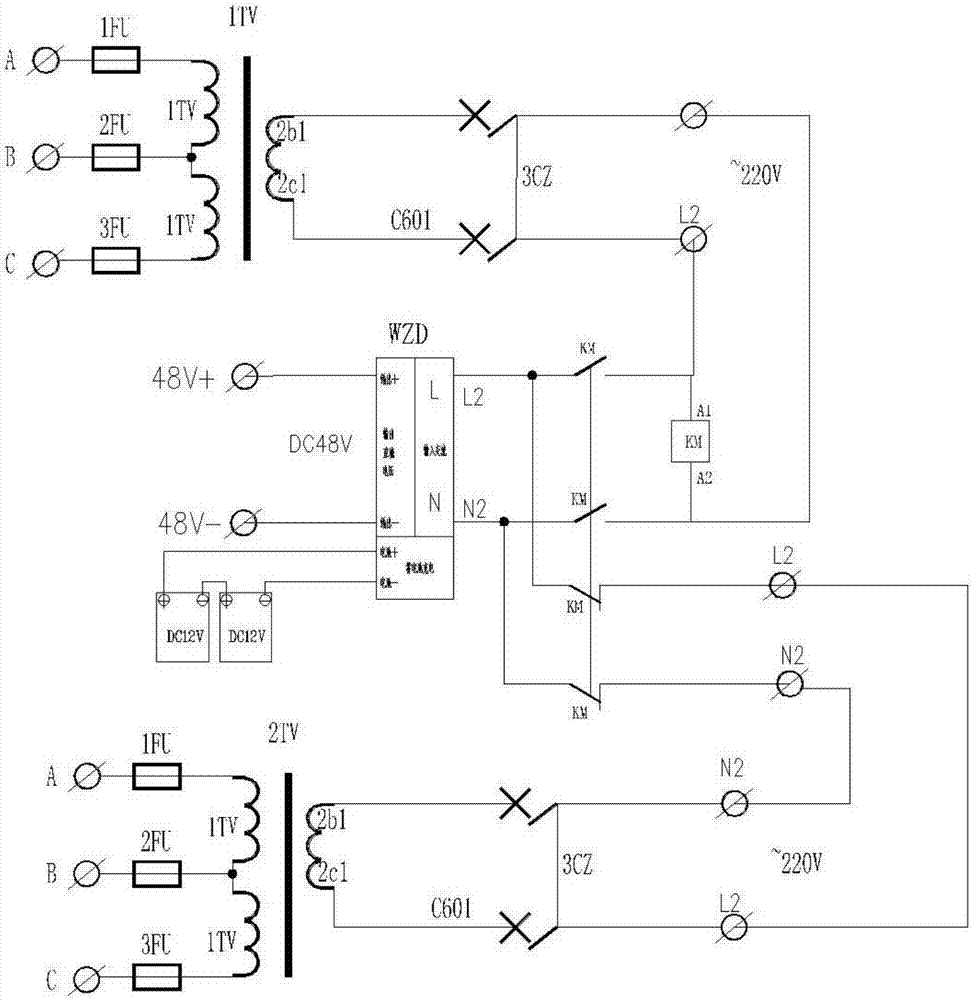 环网柜二次原理图图片