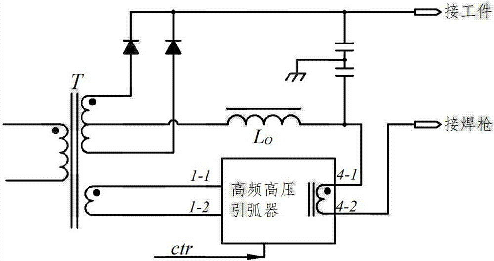 引弧电路图图片