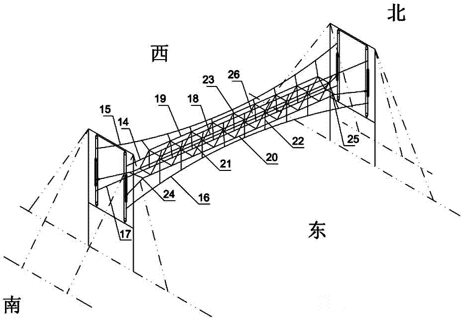 聚光型柔性雙軸跟蹤式光伏,光熱支架的製作方法